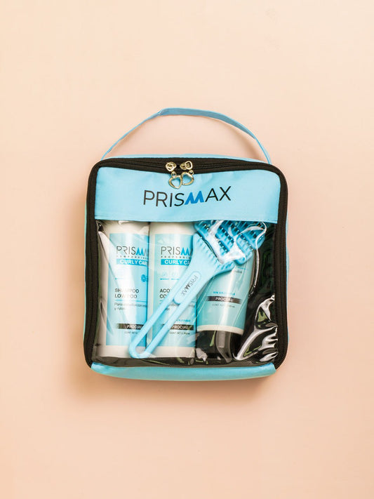 Kit  Curly Care con cepillo y bolso