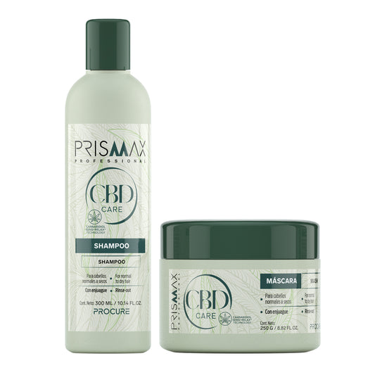 Kit Shampoo y Máscara CBD Care Prismax Procure